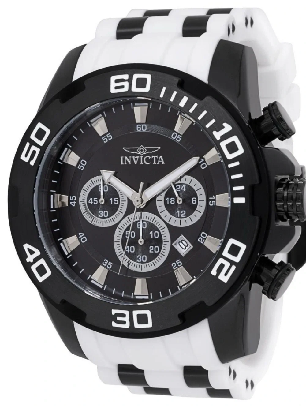 Invicta Pro Diver Scuba -White/Black (Model 44549)